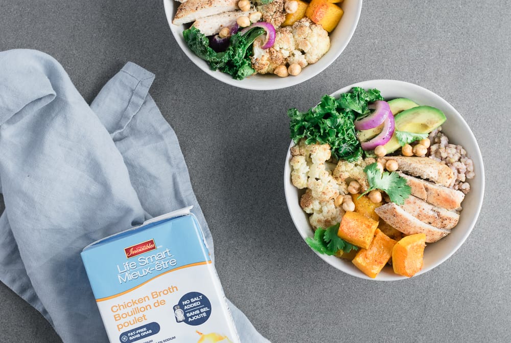 bol automne courge poulet grillé