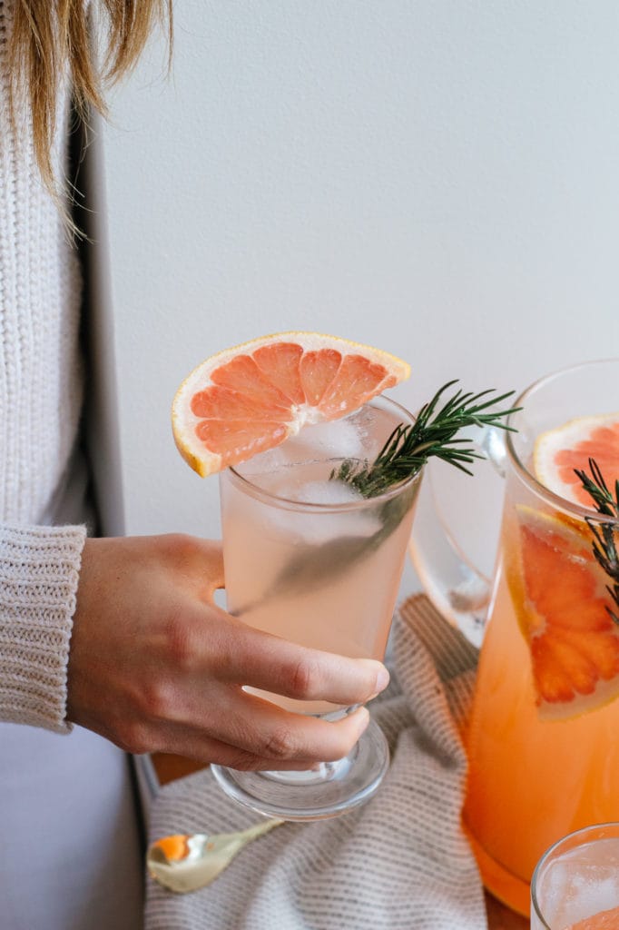 mocktail pamplemousse romarin