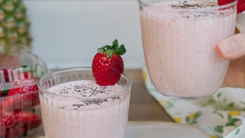 smoothie fraises limonade