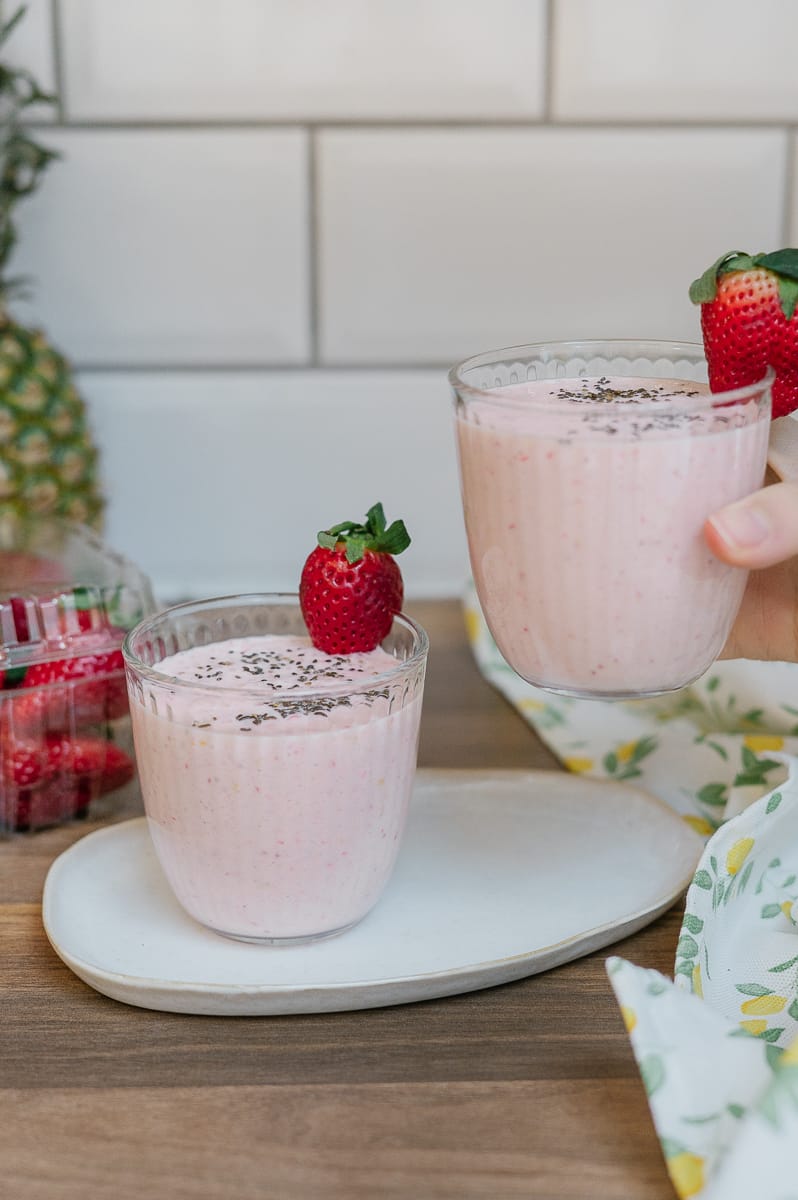 smoothie fraises limonade