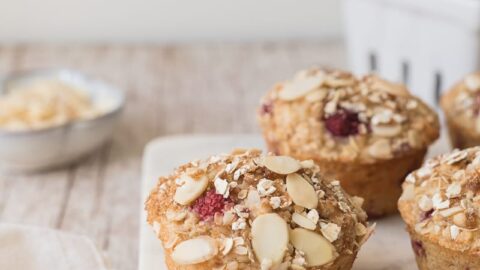 muffins aux framboises