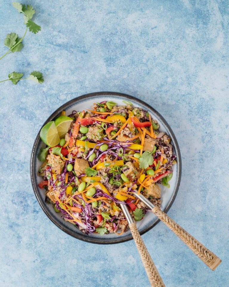 Salade thaïe de quinoa aux arachides