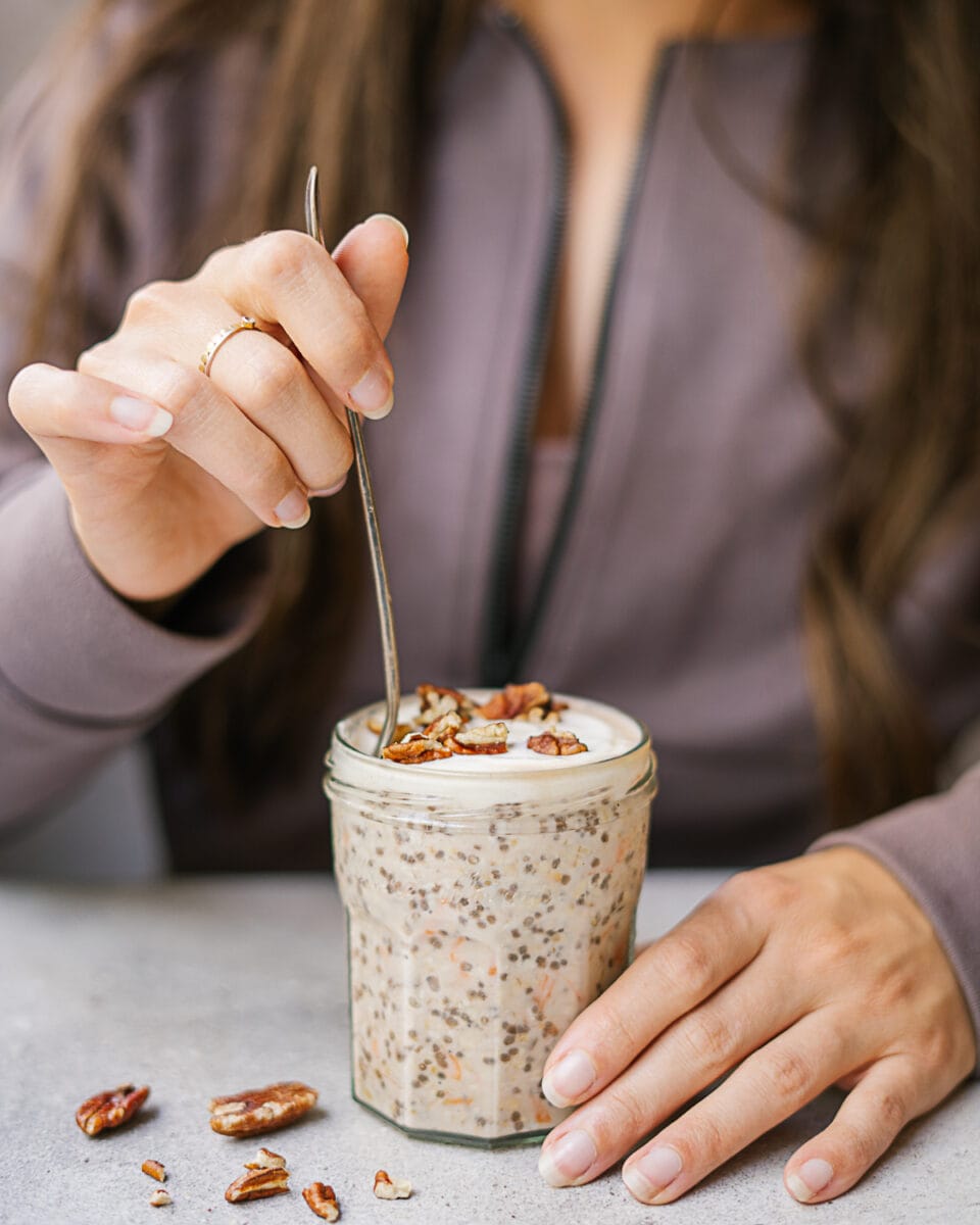gruau frigo style gâteau aux carottes prêt à manger